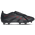 adidas Predator League Folded Tongue FG/MG - Men's Black/Grey/Lucid Red