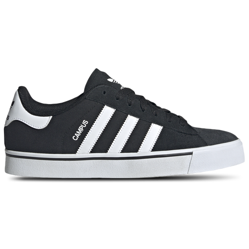 

adidas Originals Mens adidas Originals Campus Vulcanized - Mens Soccer Shoes Black/White/Gum Size 10.0