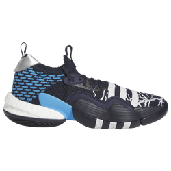 Blue and black adidas basketball shoes best sale