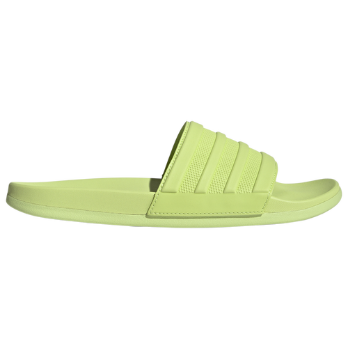 

adidas Mens adidas adilette Comfort Slides - Mens Shoes Pulse Lime/Pulse Lime/Pulse Lime Size 11.0