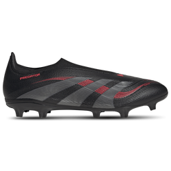 Men's - adidas Predator League Laceless FG - Lucid Red/Black/Grey