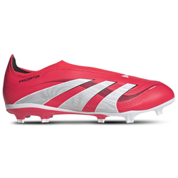 Men's - adidas Predator League Laceless FG - Black/White/Lucid Red