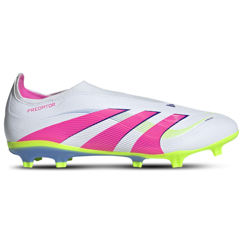 MENS - adidas Predator League Laceless FG - Lucid Pink/Lemon White
