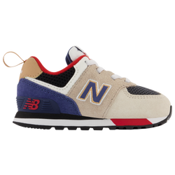 Boys' Toddler - New Balance 574 - Light Grey/Blue