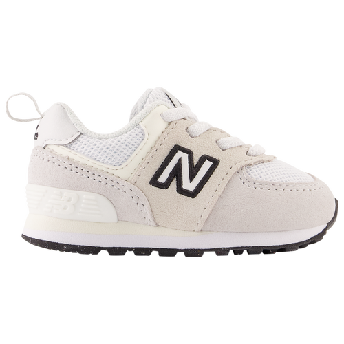 

New Balance Boys New Balance 574 - Boys' Infant Shoes White/White/Black Size 10.0