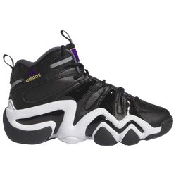 Boys' Grade School - adidas Originals Crazy 8 - White/Purple/Black