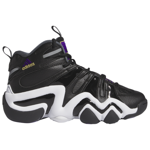 

Boys adidas adidas Crazy 8 - Boys' Grade School Shoe White/Purple/Black Size 04.0
