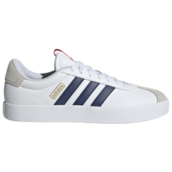 Men's - adidas VL Court 3.0 - White/Dark Blue/Better Scarlet