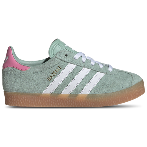 

adidas Originals Girls adidas Originals Gazelle - Girls' Preschool Training Shoes Hazy Green/White/Bliss Pink Size 11.0