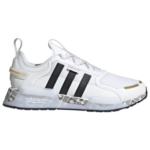 Adidas Originals Mens  Nmd_v3 Casual Sneakers In White/black/gold