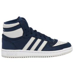 Boys' Grade School - adidas Originals Top Ten - Gray One/Collegiate Navy/Grey One