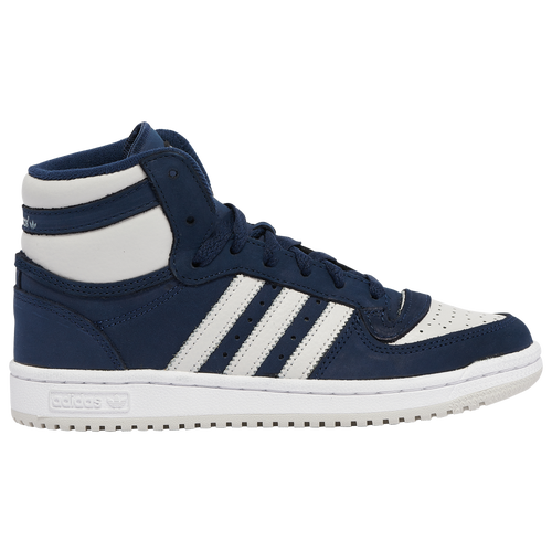 

adidas Originals Top Ten - Boys' Grade School Gray One/Collegiate Navy/Grey One Size 05.0