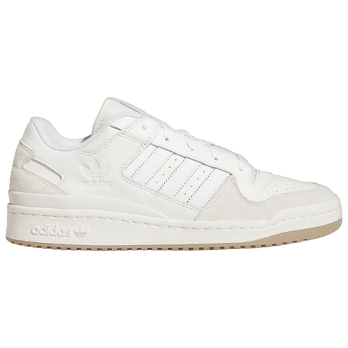 Shop Adidas Originals Mens  Forum Low Cl In Crystal White/white