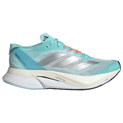Women's - adidas adiZero Boston 12 - Flash Aqua/Light Aqua/Silver Metallic