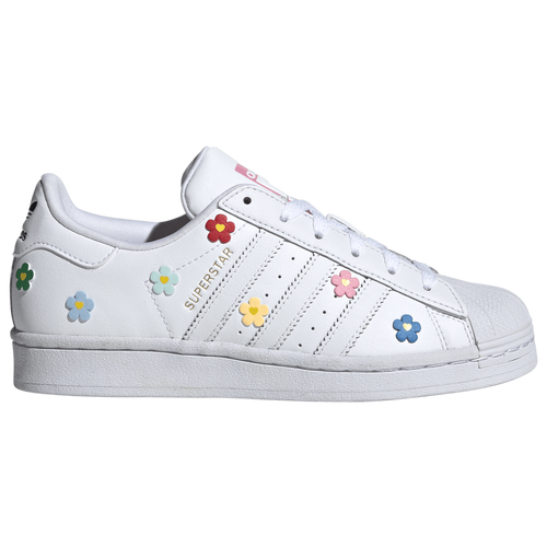 Shop Adidas Originals Girls  Superstar Hello Kitty In White/multi