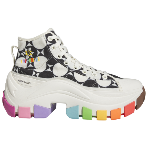MENS - adidas Originals Nizza High - Off White/Core Black