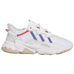 Boys' Grade School - adidas Originals Ozweego J - Ftwr White/Red/Bright Blue