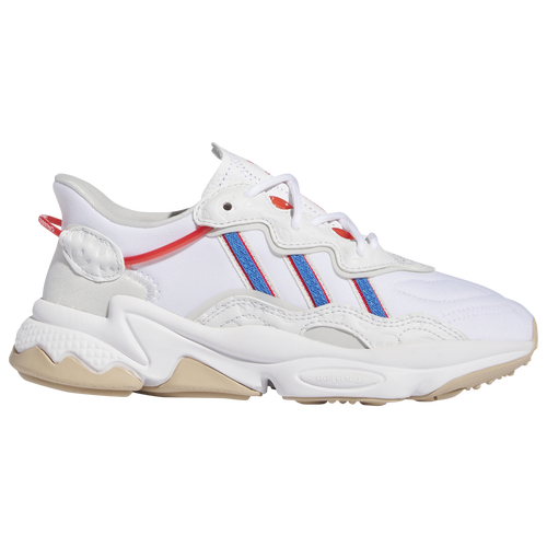 Adidas Originals Kids' Boys  Ozweego J In White/red/bright Blue