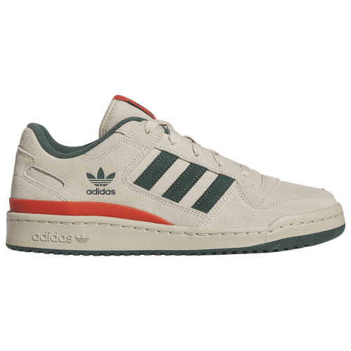 

adidas Originals Mens adidas Originals Forum Low CL - Mens Basketball Shoes Beige/Red Size 09.5