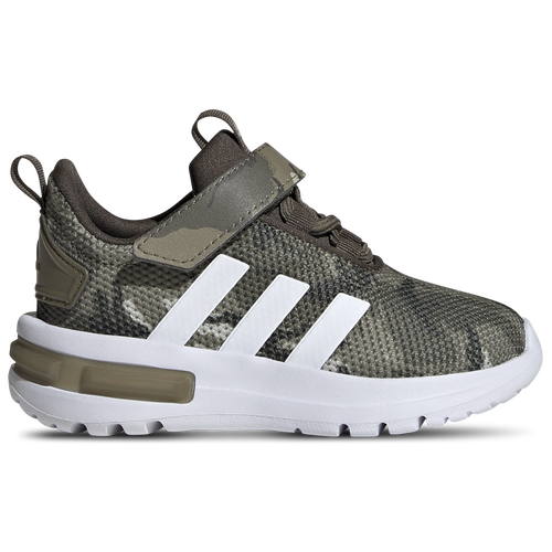 

adidas Boys adidas Racer TR23 - Boys' Toddler Running Shoes White/Olive Strata/Shadow Olive Size 10.0