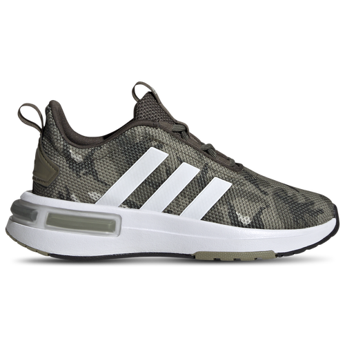 

Boys adidas adidas Racer TR23 - Boys' Grade School Shoe White/Shadow Olive/Olive Strata Size 03.5