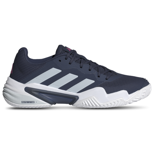 

adidas Mens adidas Barricade 13 Tennis Shoes - Mens Dark Blue/Halo Blue/Team Shock Pink Size 13.0