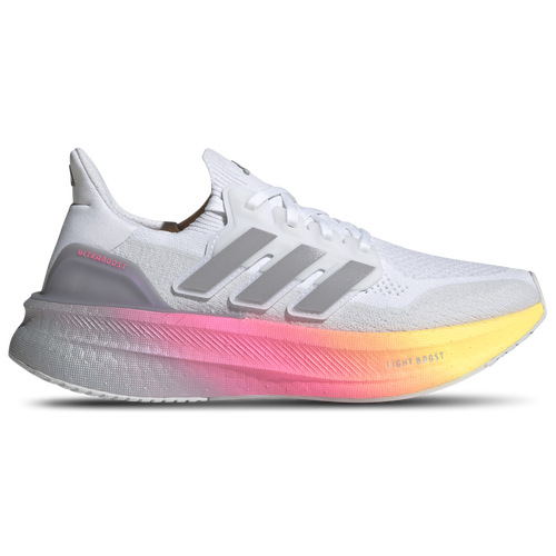 Adidas Originals Womens Adidas Ultraboost 5 Light Boost In White/glory Grey/lucid Pink