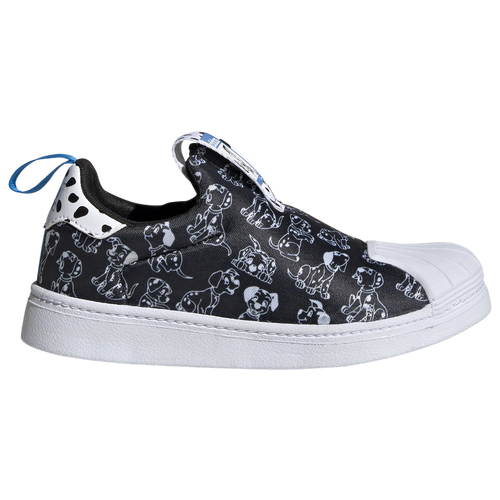 

adidas Boys adidas Disney 101 Dalmatians Superstar 360 - Boys' Preschool Running Shoes Core Black/Ftwr White/Bright Blue Size 10.5