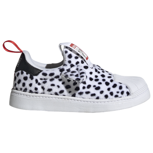 

adidas Boys adidas Disney 101 Dalmatians Superstar 360 - Boys' Preschool Running Shoes Ftwr White/Core Black/Red Size 10.5