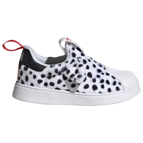 

Girls adidas Originals adidas Originals Superstar 360 101 Dalmatians - Girls' Toddler Basketball Shoe Ftwr White/Core Black/Red Size 06.0