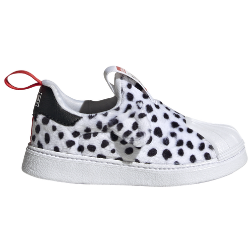 

Girls adidas Originals adidas Originals Superstar 360 101 Dalmatians - Girls' Toddler Basketball Shoe Ftwr White/Core Black/Red Size 05.0