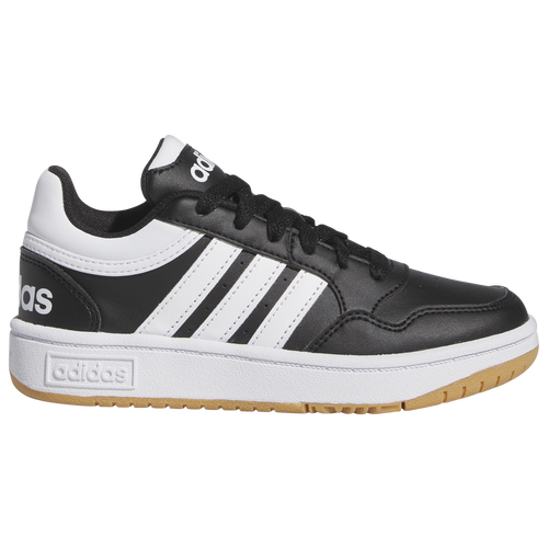 

adidas Boys adidas Hoops 3.0 - Boys' Grade School Basketball Shoes Core Black/Gum 3/Ftwr White Size 5.0