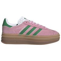 Women's - adidas Originals Gazelle Bold - Gum/True Pink/Green