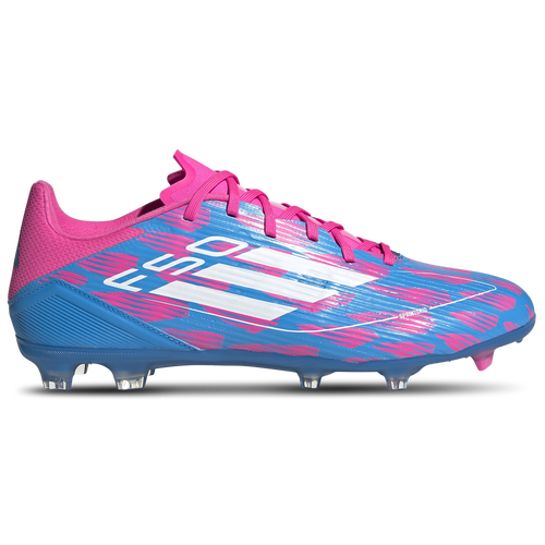 

adidas Mens adidas F50 League FG - Mens Shoes Solar Blue/White/Solar Pink Size 10.0