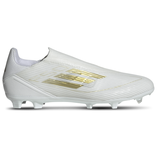 

adidas Mens adidas F50 League Laceless FG - Mens Soccer Shoes Gold Metallic/White/White Size 9.0