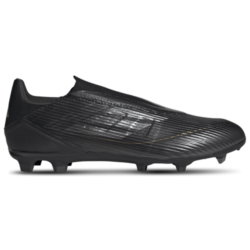 

adidas Mens adidas F50 League Laceless FG - Mens Soccer Shoes Black/Iron Metallic/Gold Metallic Size 08.5