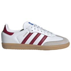 Boys' Grade School - adidas Originals Samba - Collegiate Burgundy/Gum/White