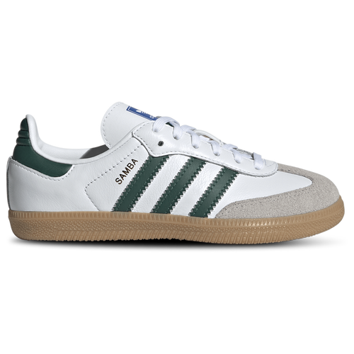 

adidas Originals Boys adidas Originals Samba - Boys' Preschool Shoes White/Collegiate Green/Gum Size 11.0