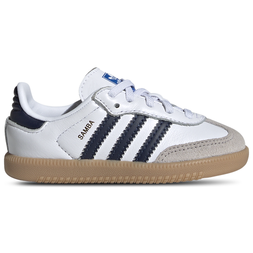 

Boys adidas adidas Samba Original - Boys' Toddler Tennis Shoe White/Night Indigo/Gum Size 09.0