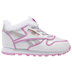 Girls' Toddler - Reebok Classic Leather Step In - White/Pink