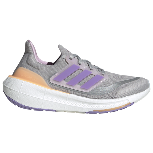 Adidas Originals Womens Adidas Ultraboost Light In Grey/acid Orange/violet Fusion