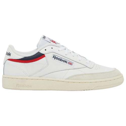 

Reebok Mens Reebok Club C 85 Nautical - Mens Running Shoes White/Navy/Red Size 08.5