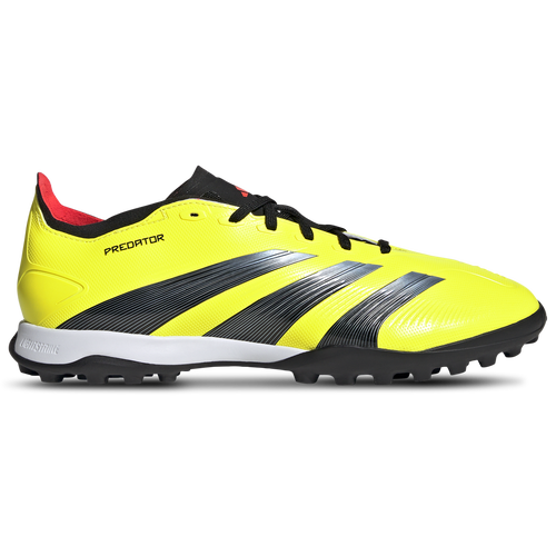 

adidas Mens adidas Predator 24 League Low Turf - Mens Soccer Shoes Team Solar Yellow/Black/Solar Red Size 9.5