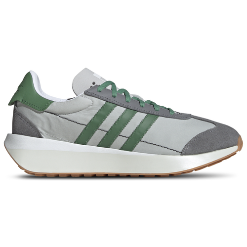 

adidas Originals Mens adidas Originals Country XLG - Mens Running Shoes Grey/Preloved Green/White Size 10.5