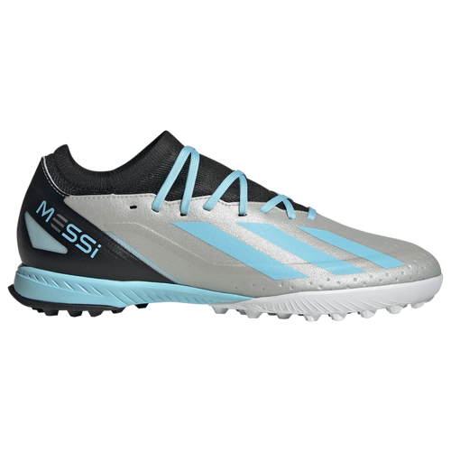 Adidas Originals Mens Adidas X Crazyfast Messi.3 Tf In Core Black/silver Metallic/bliss Blue
