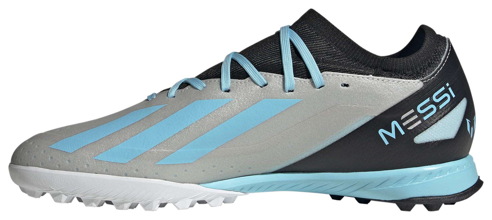 Adidas X Crazyfast Messi.3 IN Kids silver metallic/bliss blue/core