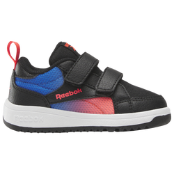 Boys' Toddler - Reebok Weebok Clasp Low - Core Black/Neon Cherry/Cobalt