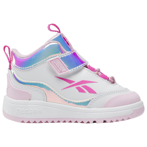 

Reebok Girls Reebok Weebok Storm x - Girls' Toddler Shoes Footwear White/True Pink/Footwear White Size 09.0