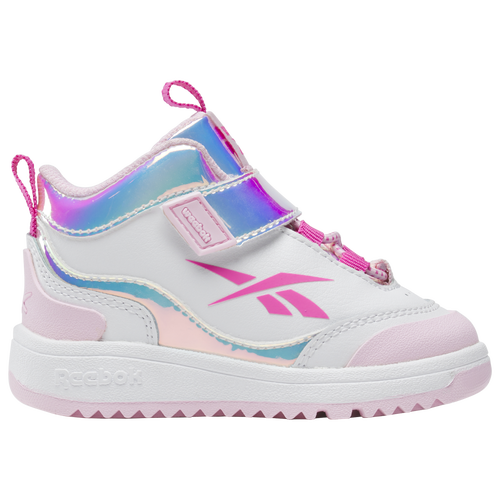 

Reebok Girls Reebok Weebok Storm x - Girls' Toddler Shoes Footwear White/True Pink/Footwear White Size 10.0