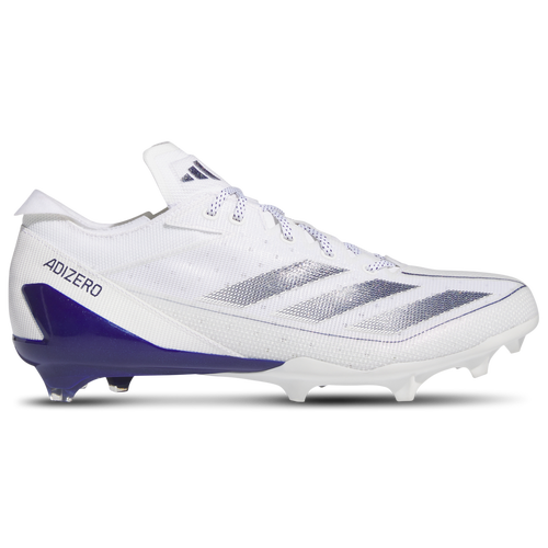 

adidas Mens adidas Adizero Electric - Mens Football Shoes White/Team College Purple/White Size 10.5